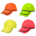 Diseño profesional Summer transpirable Sombrero de seguridad fluorescente reflectable